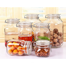 Haonai 2015 designed popular customized glass jar with lid